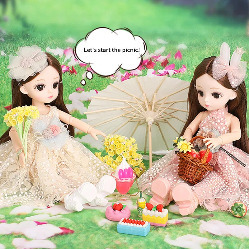 BJD кукла 1/6 30 см 13 суставов моды пластиковые куклы обувь одежда наряд для макияжа