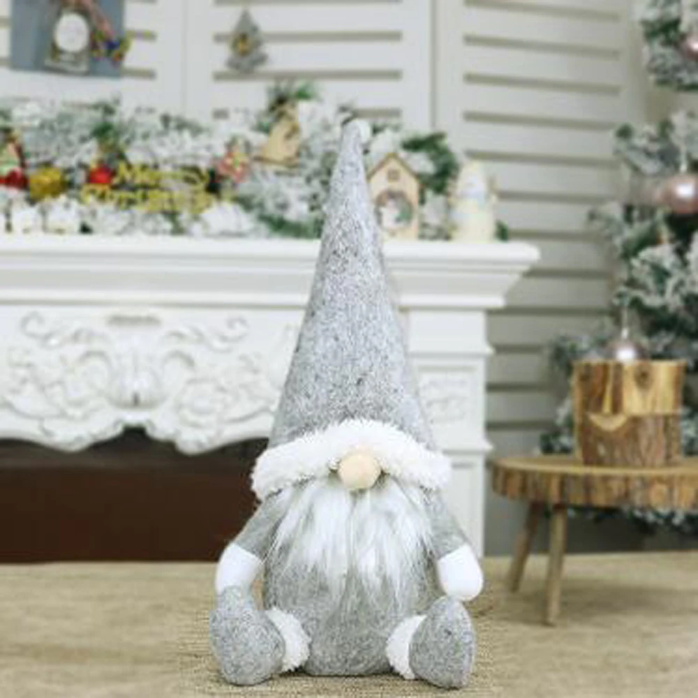 Рождественские игрушки Санта-Клаус без лица украшения для праздника