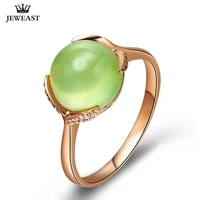 lszb natural grape stone 18k pure gold 2020 new hot selling top ring women heart shape ring for ladies woman genuine jewelry
