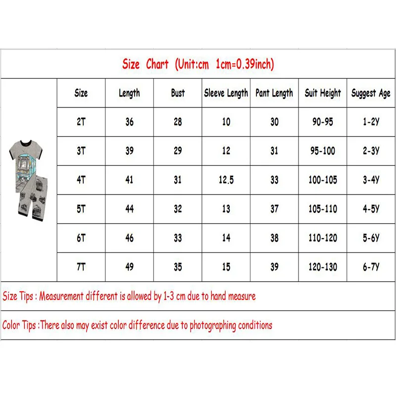 Новые детские пижамные комплекты с рисунком поезда из мультфильма детская