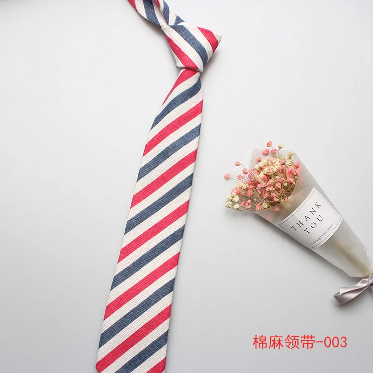 Linbaiway мужские хлопковые Галстуки для женщин Формальные повседневные на шею