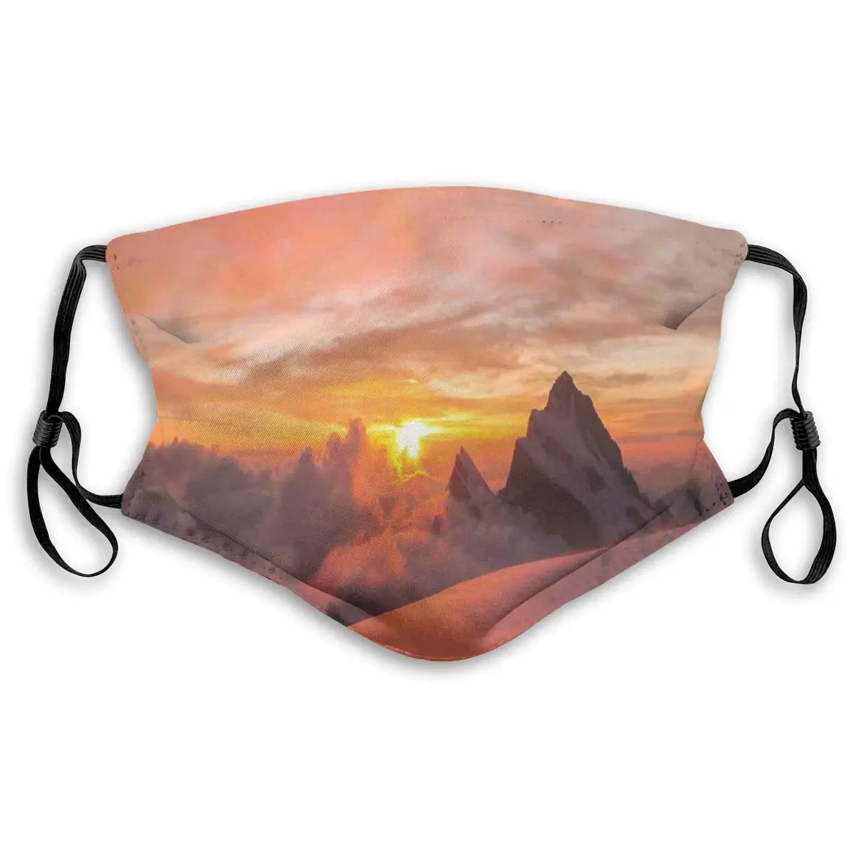 Маска на половину лица унисекс маски для против пыли ветрозащитные Лыжные восход