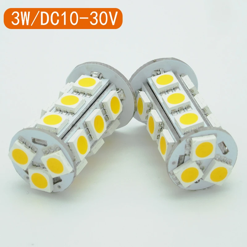 

10-30V 18pcs SMD5050 high power 3W LED G4 bulb.pretty and high brightness 320LM Warm white and Pure white