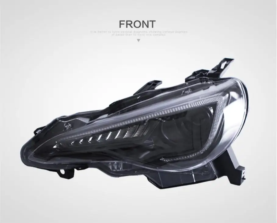 VLAND factory for car head lamp for 86 headlight 2013 for Subaru BRZ head light with moving signal