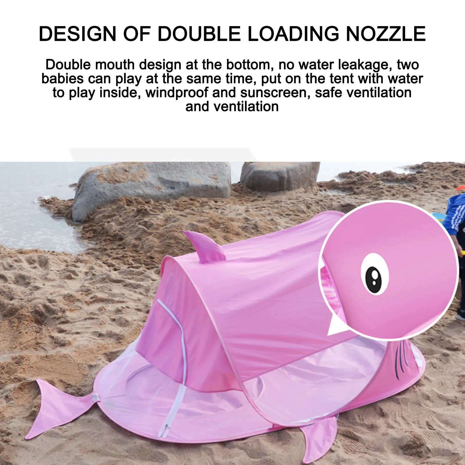 

Baby Beach Tent With Pool 2021 Upgrade Easy Fold UpPop Up Unique Ocean World