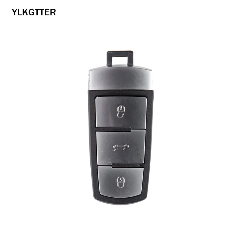 Черный YLKGTTER умный дистанционный ключ-брелок от машины для VW/Volkswagen Passat B6 3C B7 Magotan CC с 3C0959752BA 434 МГц ID48 чип-ключ для автомобиля - Цвет: Черный