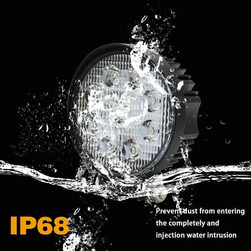 Adeeing 5 дюймов 27 Вт 9 32 в пост круглый светодиодный рабочий светильник бар s 6500K