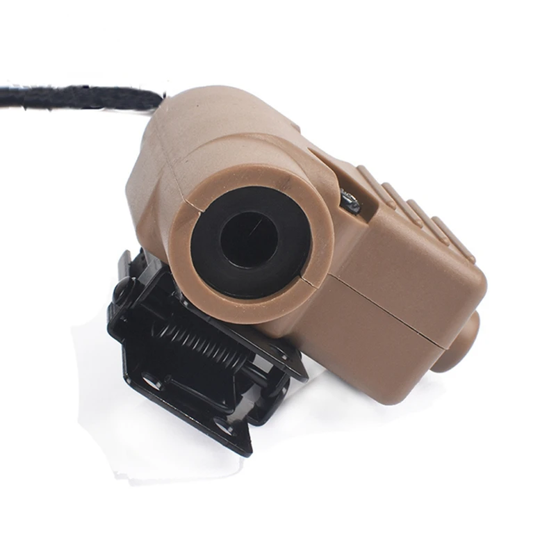 Airsoft Headphone U94 PTT for KENWOOD/Midland Walkie Talkie BaoFeng UV-82 Radio Adapter Push to Talk Softair Headset DE WZ113 |