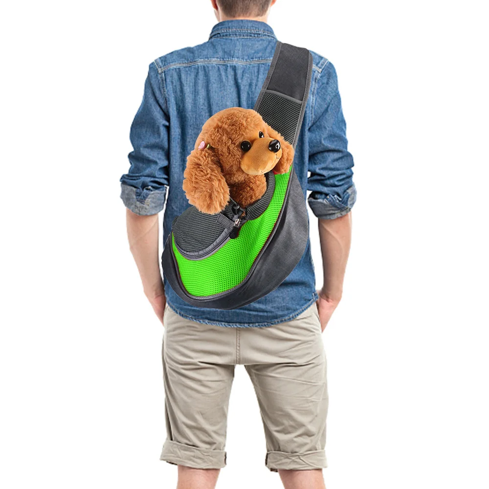 

Dog Carriers & Bags Dog Supplies Pet Backpack Tote Pouch Mesh Oxford Sling Shoulder Bag