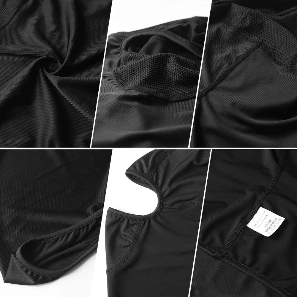 Черная мотоциклетная Балаклава летняя дышащая маска для мотокросса велоспорта