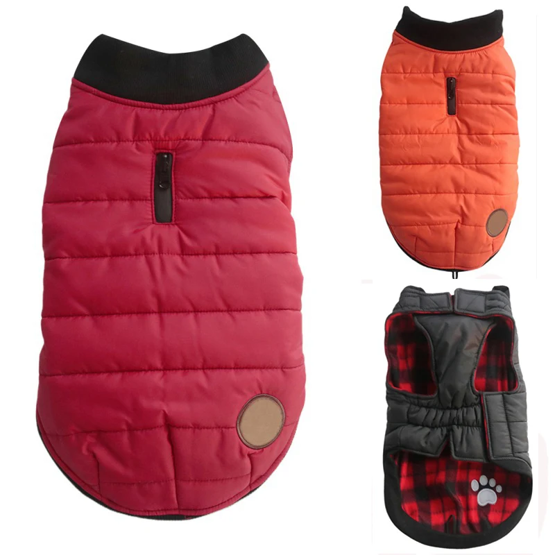 

Зимняя одежда для домашних животных, одежда для холодной погоды для собак, жилет, куртка, щенок, кошка, толстовки для йоркширского двора, оде...