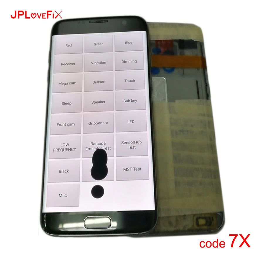 JPFix для samsung S7edge экран G935A дефект ЖК-дисплей G935X стеклянная панель G935C полная сборка