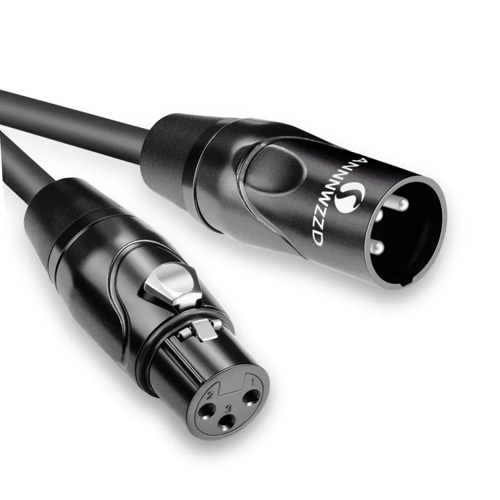 Кабель XLR для караоке удлинитель микрофона звуковой пушки 10 м 15 аудио микшеров и