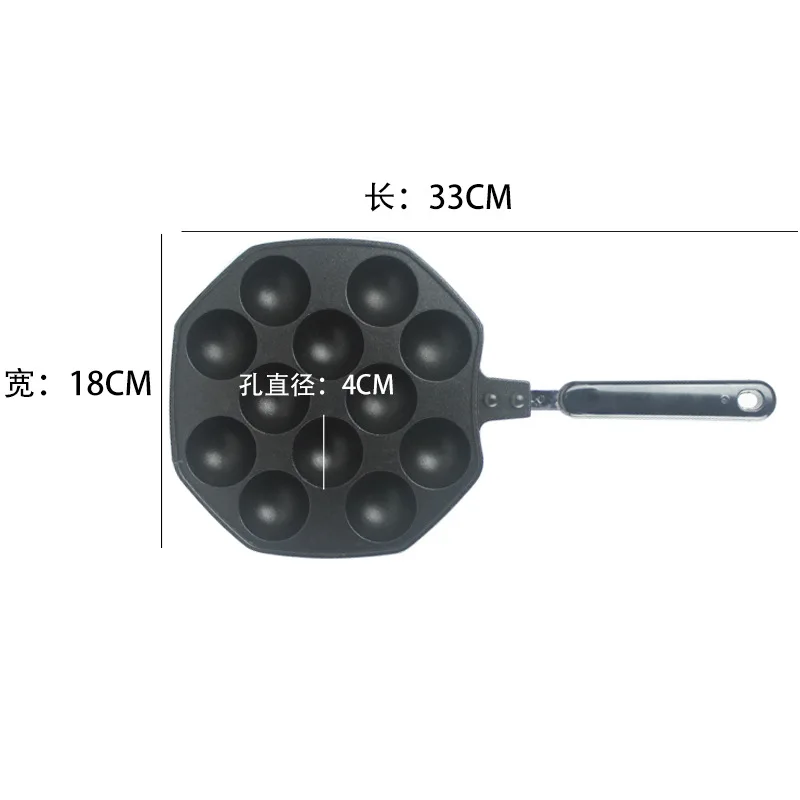 12 полостей из алюминиевого сплава такояки сковорода устройство для