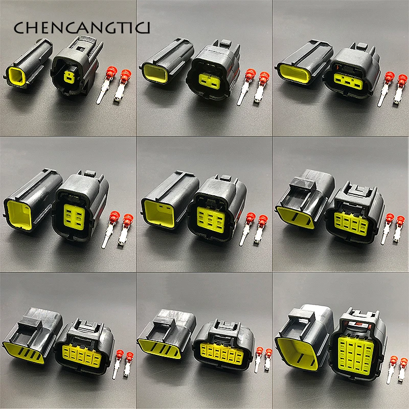 

1 2 3 4 6 8 10 12 16 Pin Denso Auto Waterproof Wire Connector Electrical Plug Car Sealed Truck Harness Socket With Terminals