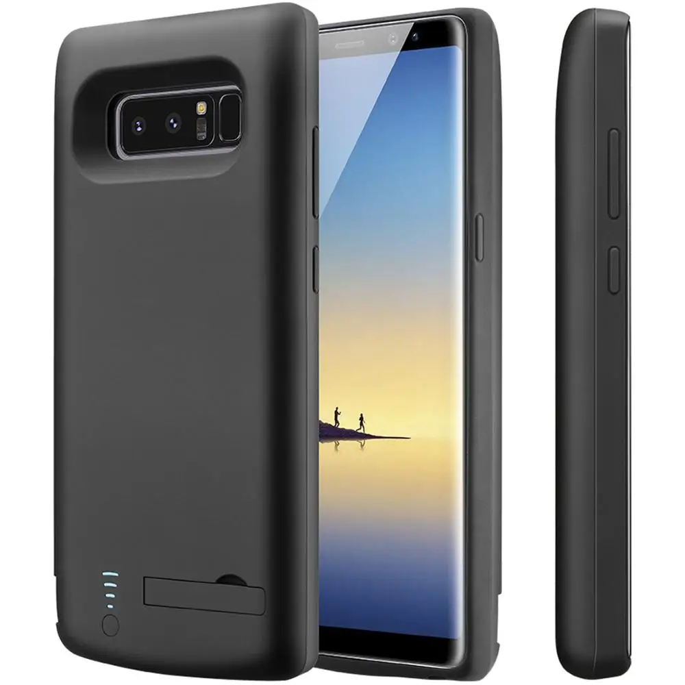 Портативный Дорожный Чехол с внешним аккумулятором 5000/6500 мАч для Samsung Galaxy Note 8 9 S8