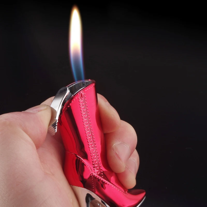 Красивые женские сапоги 30 шт. газовая надувная зажигалка необычная Новая