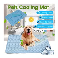 pet cooling mats summer ice soft blanket pet dog cat bed pad sofa cushion portable tour camping yoga sleeping pet accessories