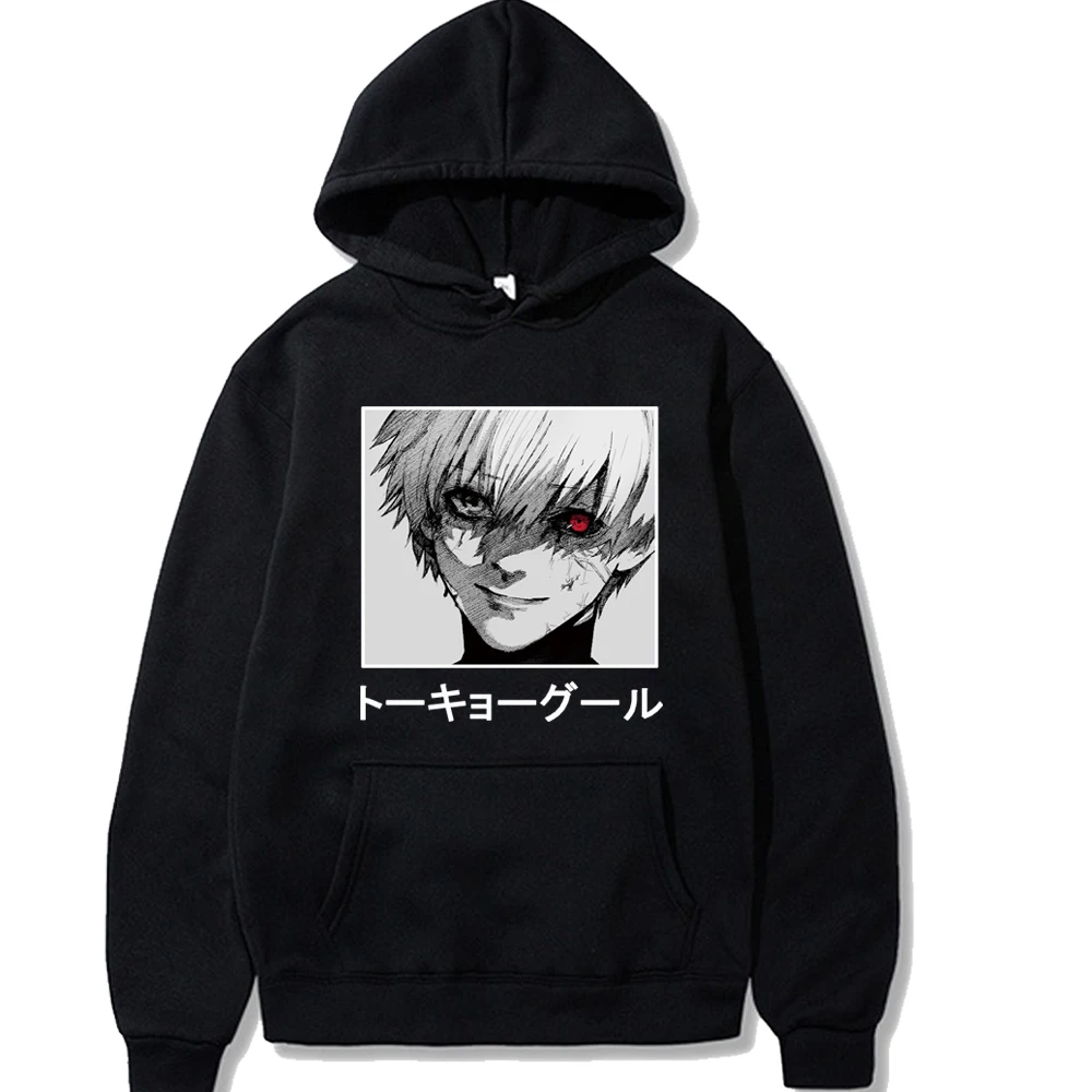 

Tokyo Ghoul Hoodie Pullover Casual Hooded Anime Hoodies Sweatshirt Men