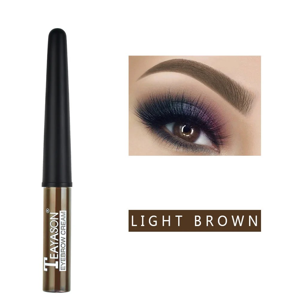 Бренд 3 цвета стойкая Водостойкая тушь для бровей крем тени макияжа