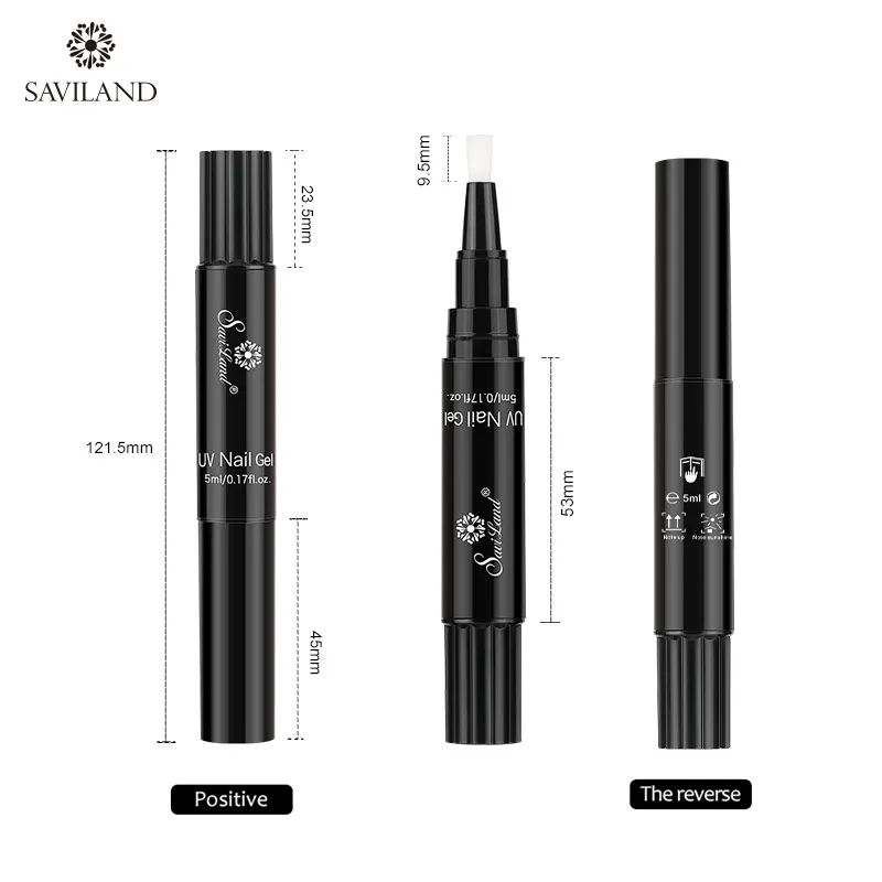 Saviland светящийся Гель-лак для ногтей ручка в темноте Гибридный гвоздь лак