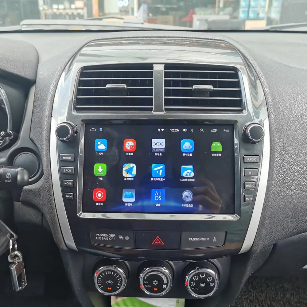 2G + 16G HD 1024*800 четырехъядерный Android 8 1 автомобильный DVD GPS навигация для MITSUBISHI ASX RVR с 3G