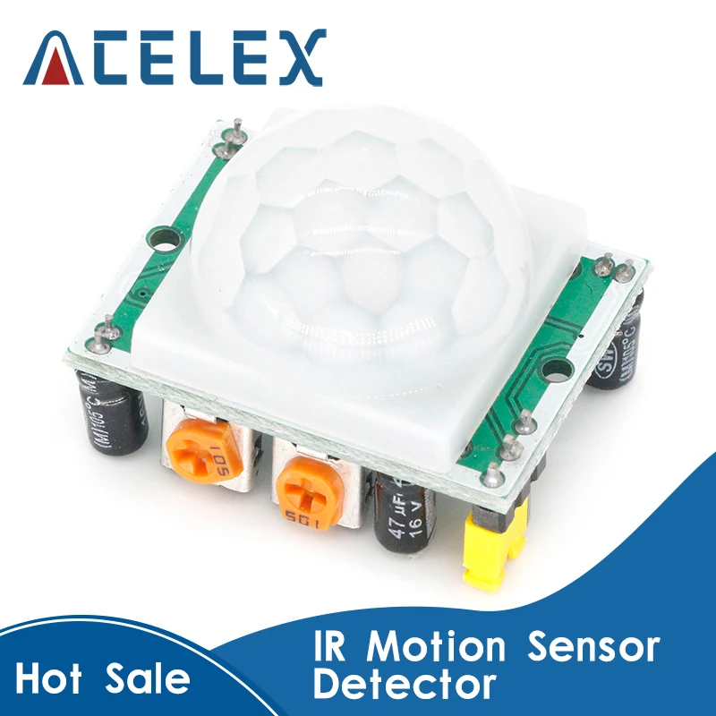

HC-SR501 Adjust IR Pyroelectric Infrared PIR Motion Sensor Detector Module Motion Sensor Detector Module HC SR501