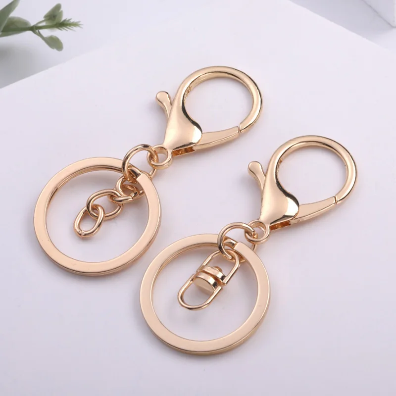 Брелоки для ключей 10 шт./лот аксессуары 30 мм кольцо короткие цепочки