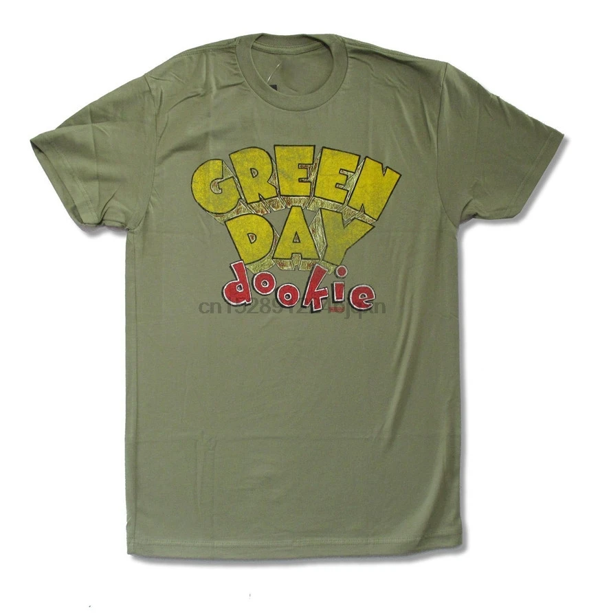 GREEN DAY DOOKIE оливково-зеленая футболка новинка официальная для взрослых панк-группа