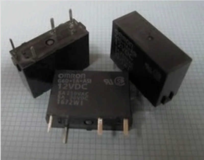 5 шт./лот 100% оригинальное новое реле Φ 5VDC 12VDC 24VDC G6D 1A ASI 4PIN 5A