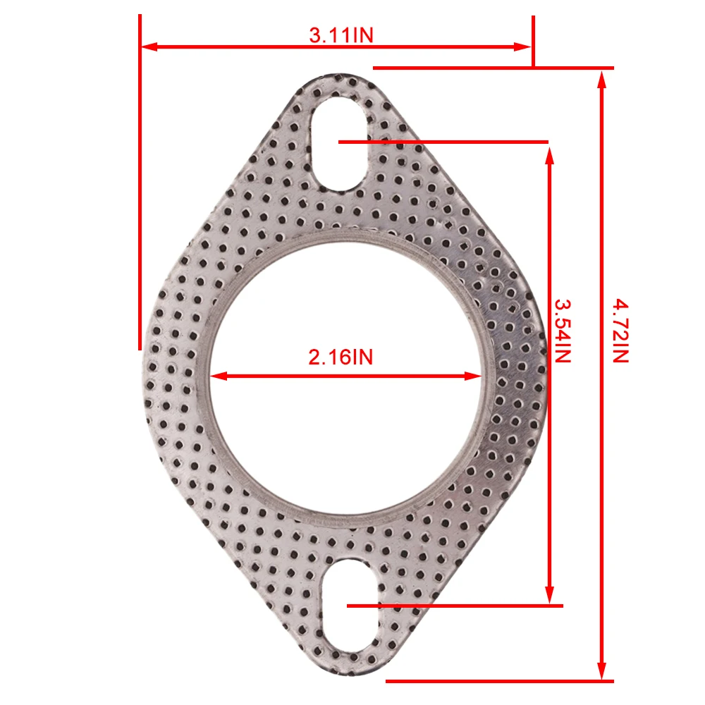 1 шт. выхлопная труба фланец 55 мм прокладка автомобильного