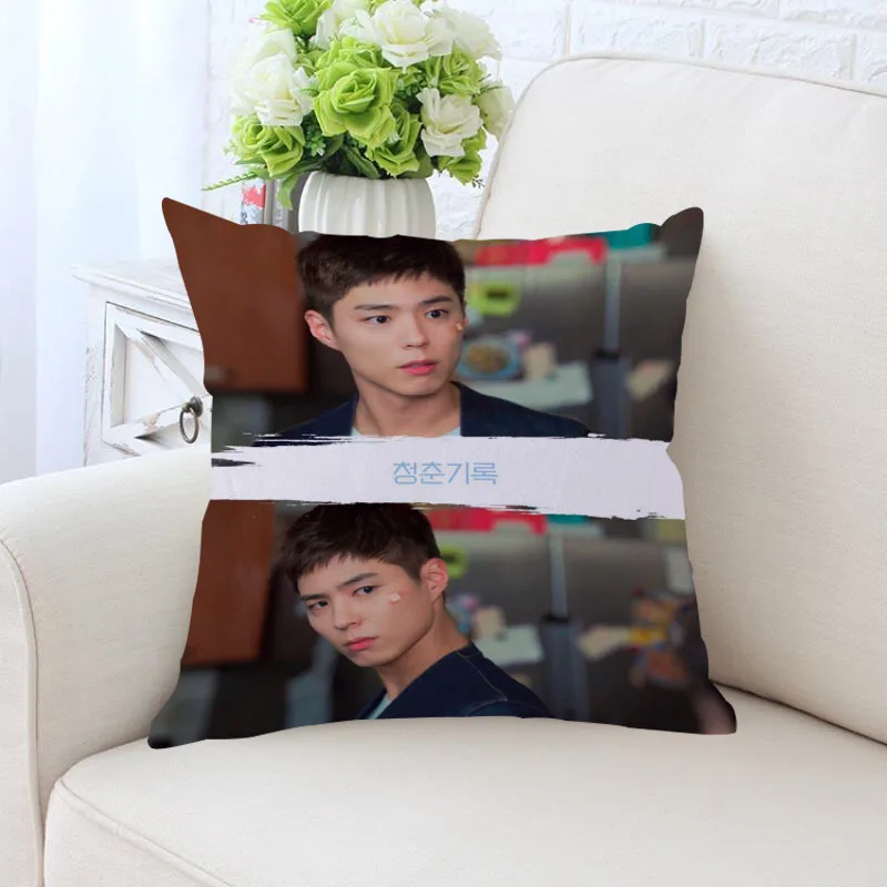 

K-Drama Record of Youth Pillow Cover Decorative Square Zippered Two Side Pillowcase 35x35cm,40x40cm,45x45cm,60x60cm More Size