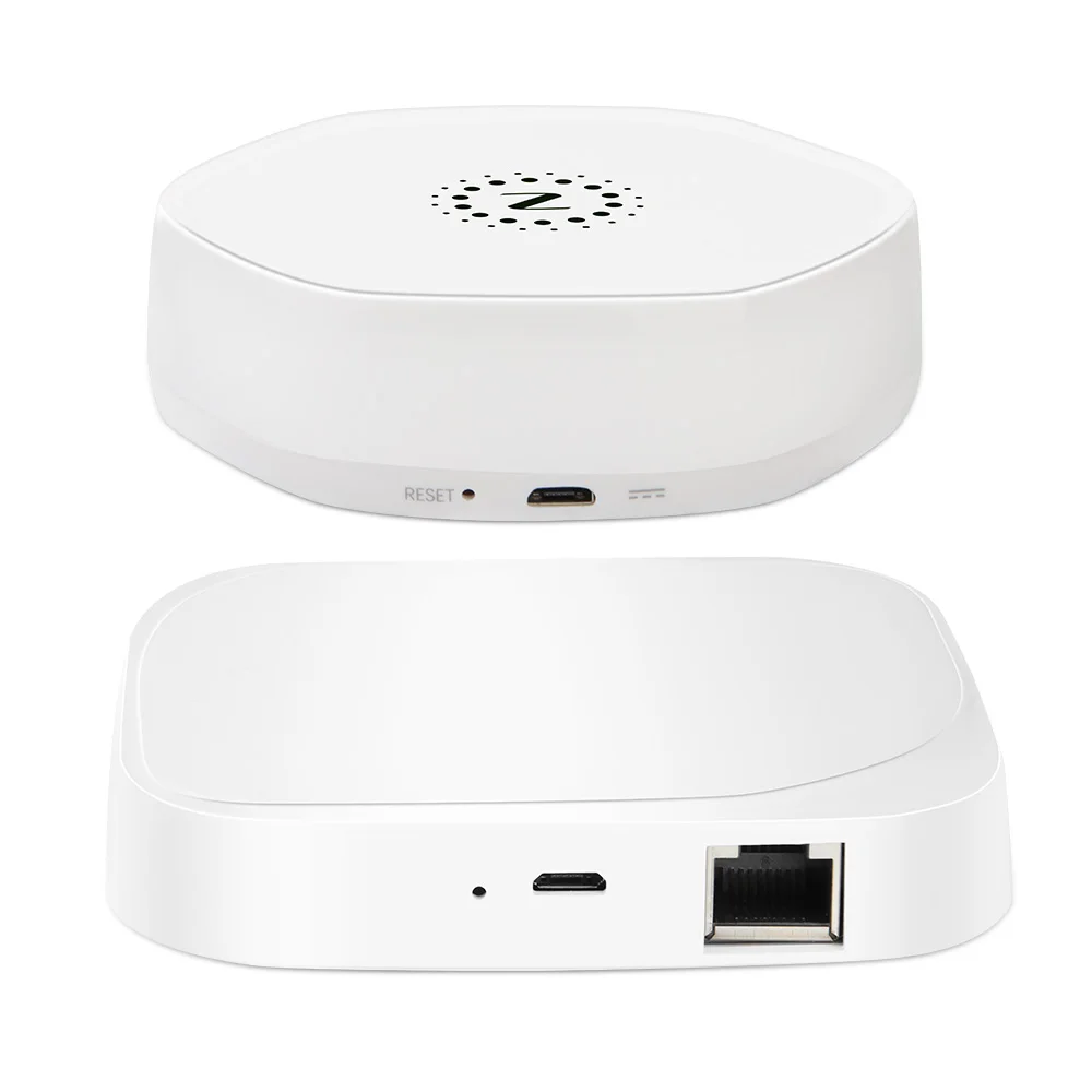 

SMATRUL Tuya Zigbee 3.0 Remote Control Smart Home Wired/Wireless Gateway Hub Support 100 Device Scene Linkage Work With Alexa