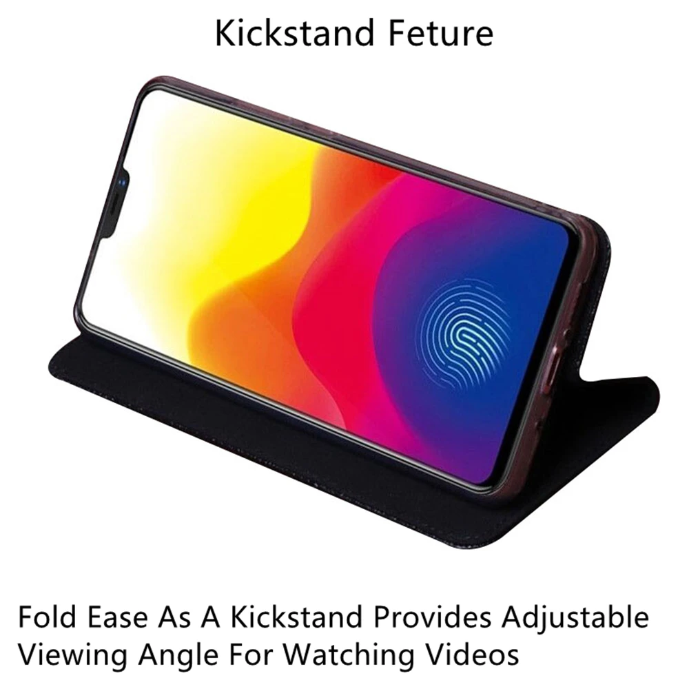 business flip real leather magnetic holster cover for umidigi bison x10umidigi bison x10 pro phone case with kickstand feature free global shipping