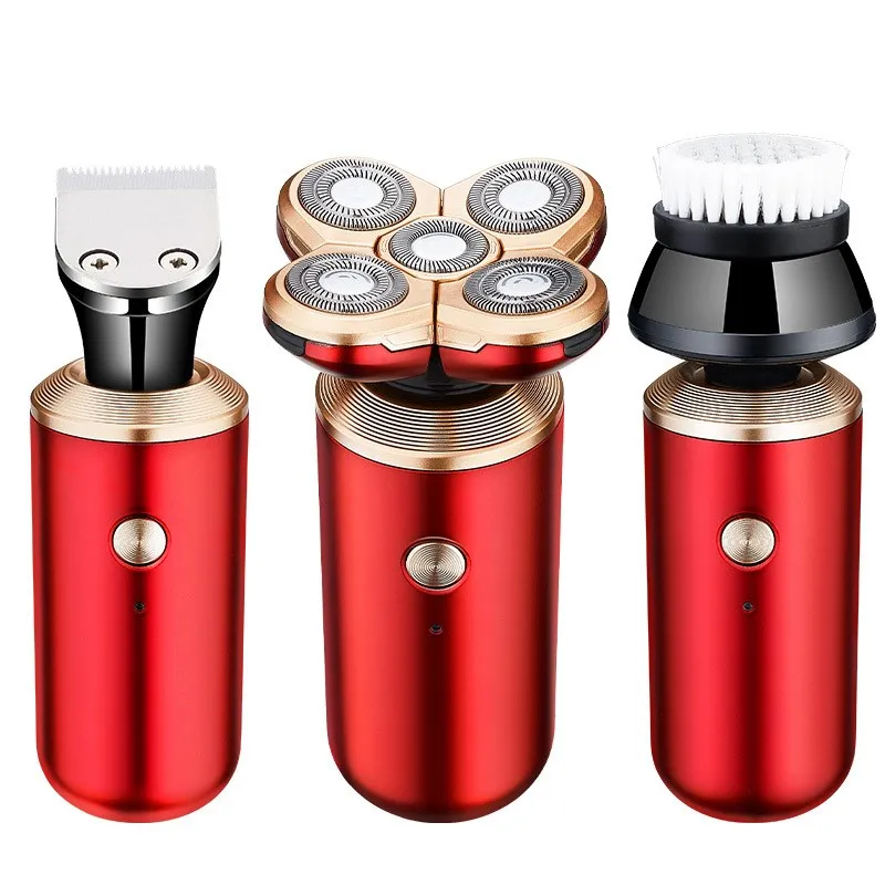 Мужской перезаряжаемый бритвенный триммер для бороды носа и ушей 5 в 1 | Бытовая