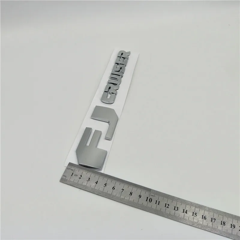 

2 Size For Toyota FJ Cruiser Rear Trunk Lid Emblem Side Door Fender Logo Decal