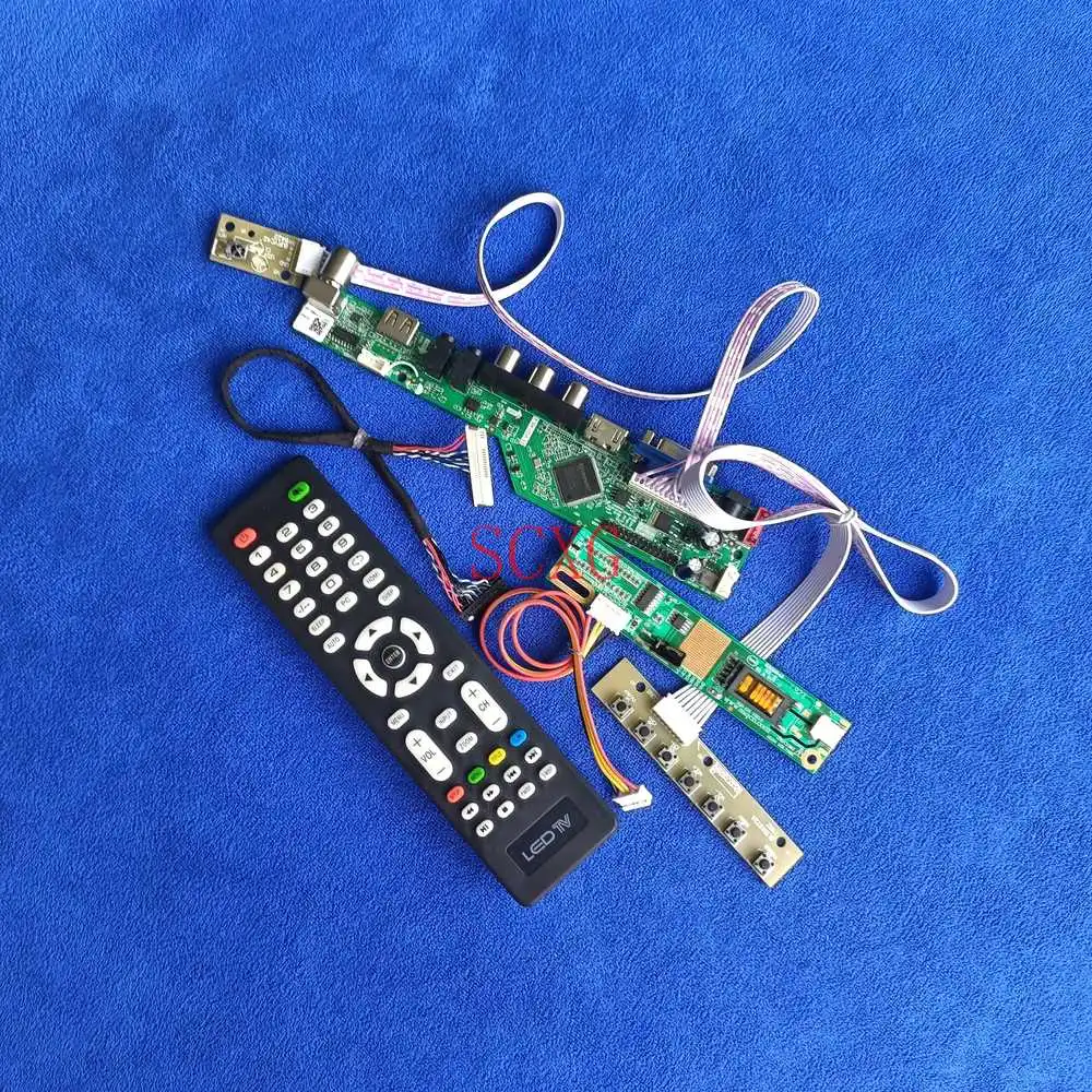 

30 Pin LVDS 1280*800 Fit LQ154K1LB1B/LQ154K1LB1CY Kit AV VGA USB HDMI-compatible Signal Analog 1CCFL LCD screen controller board