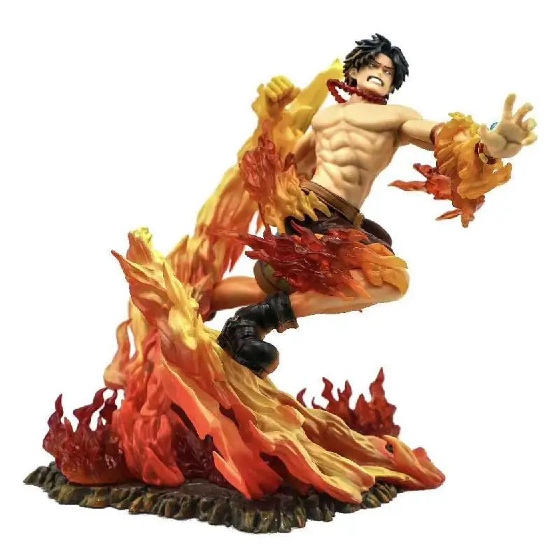 

One Piece Anime Figure Pop Fire Fist Ace Max 15th Anniversary Special Edition Ver.25cm Pvc Figure Decoration Model