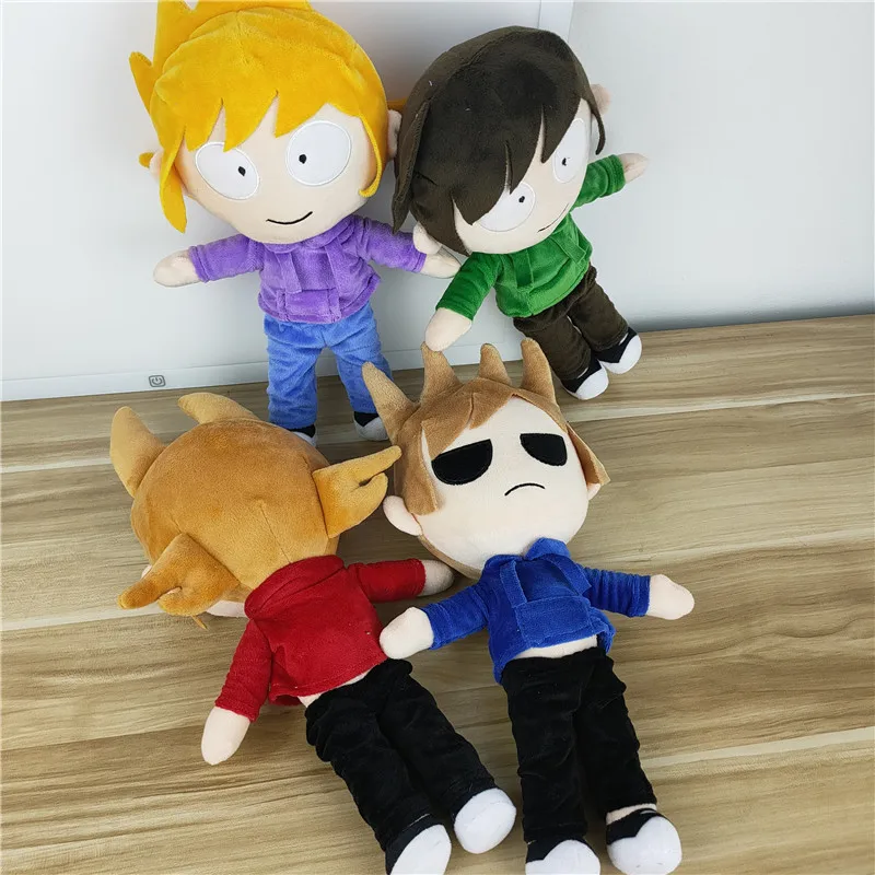 32-38cm новые плюшевые игрушки Eddsworld Stray Kids мультфильм Плюшевые игрушки Каваи Компаньон для взрослых поклонников.