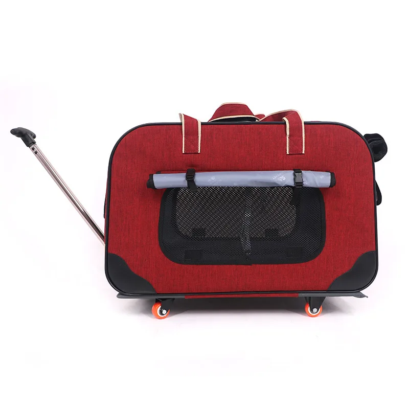 Складная четырехколесная тележка для домашних животных 25% коробка собак чемодан