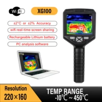 infrared thermal imager handheld thermal imaging camera 220160 pixels industry thermography hd floor wall heating pipe test