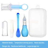 baby medicine feeding device set temperature sensing spoon dropper dispenser training toothbrush supplies