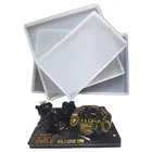 Большие искусственные формы для смолы, силиконовые подставки для фруктов, тортов, конфет, подставки из смолы