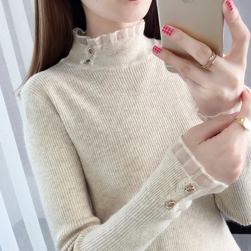 

New Female Sweater Women Winter Pullover Knitting Overszie Long Sleeve Girls Tops Loose Sweaters Knitted Outerwear Thin Sexy