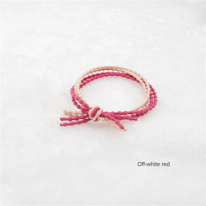 Простой тканый женский аксессуар для волос резинка модный тренд маленькая