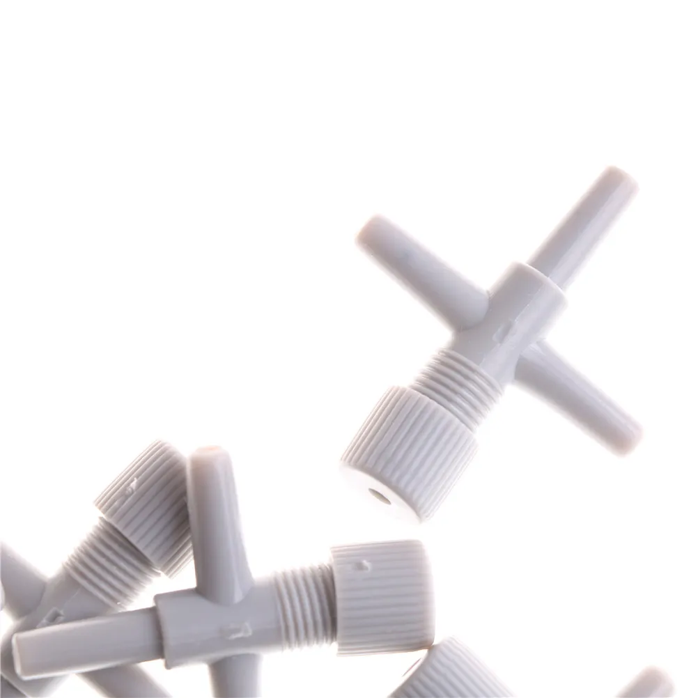 3 шт. кислородный клапан насоса тройник регулятор аквариума Регулируемый