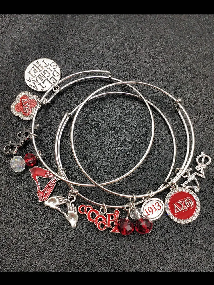 Ручная работа Искусственный Красный Кристалл греческая буква 1913 Handsigh Oooop