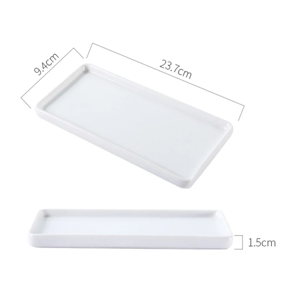 

1pc Porcelain Trays Bathroom Ceramic Base Storage Trays Sanitary Storage Pallet Delicate Bathroom Supplies Toothbrush Ceramic Ba