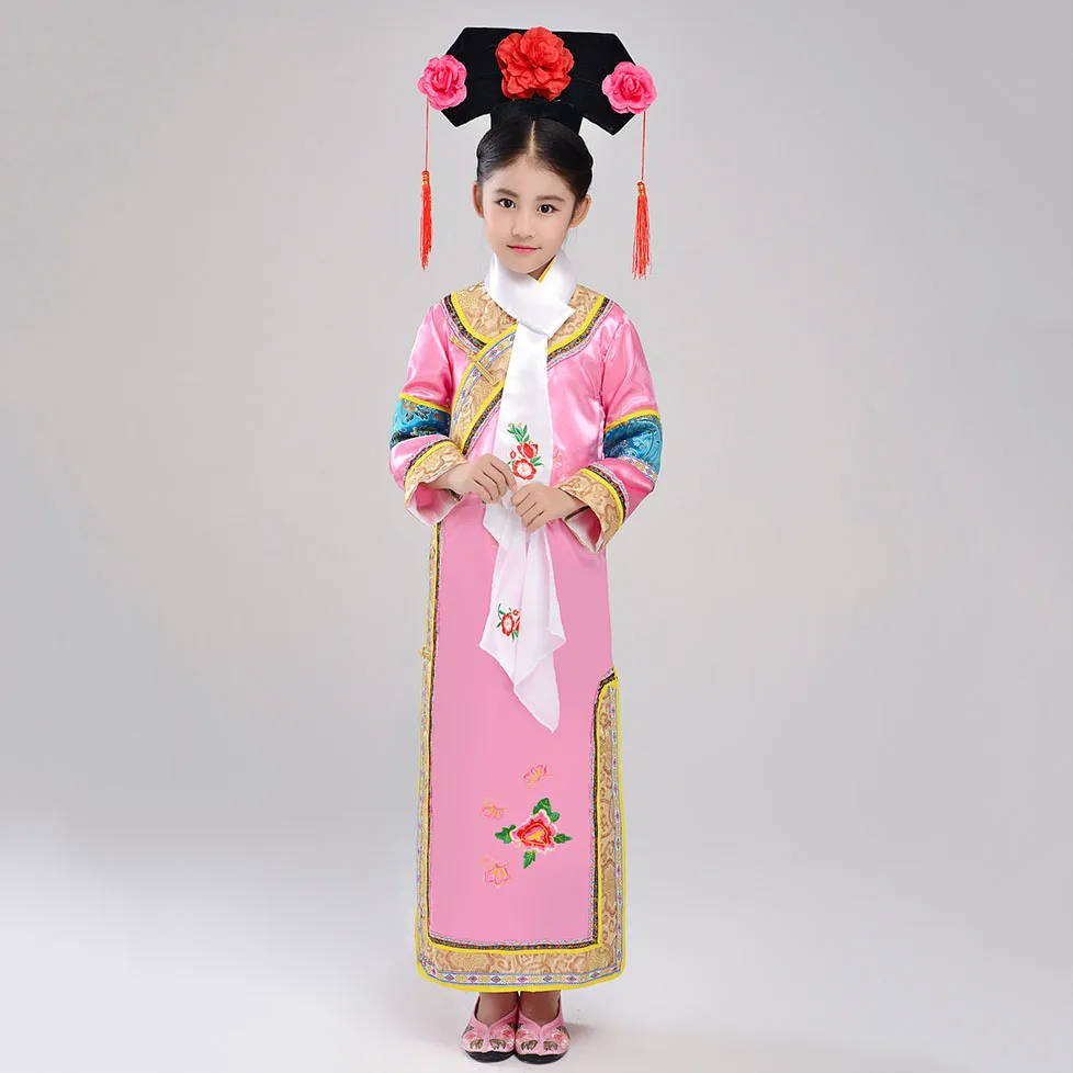 Модные красивые детские платья для вечевечерние карнавальные китайские костюмы