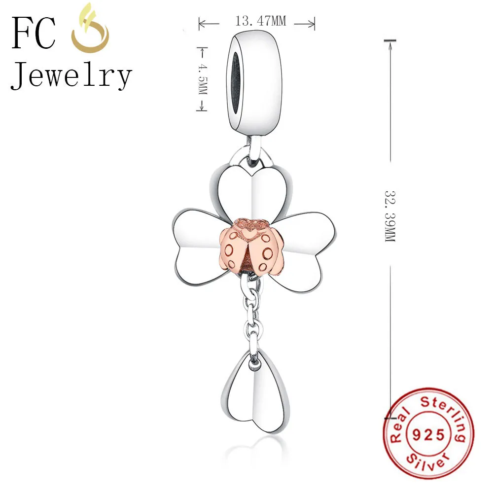 FC ювелирные изделия подходят оригинальный бренд Амулеты Браслет 925 пробы серебро